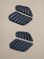 ABS plastic BMW E46 M3 Style Hood Bonnet Air Intake Vents Covers 4 pcs Set