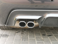 ABS plastic BMW E60 E61 Rear diffuser M Tech Lip Spoiler 1 exhaust ( fits M sport and M paket )