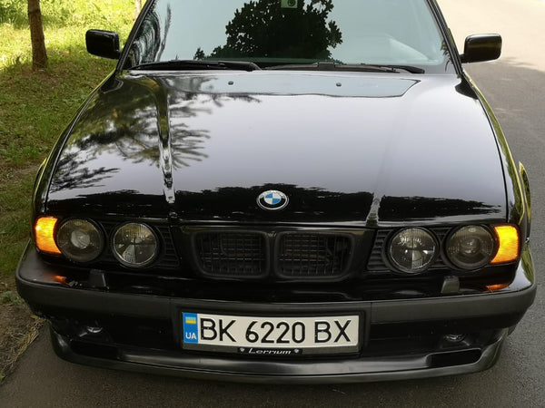 BMW E34 front lip mtech spoiler splitter bumper Sedan Touring ABS plas –  EasyTuni