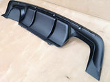 ABS plastic BMW E60 E61 Rear diffuser M Tech Lip Spoiler 1 exhaust ( fits M sport and M paket )