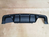 ABS plastic BMW E60 E61 Rear diffuser M Tech Lip Spoiler 1 exhaust ( fits M sport and M paket )