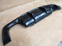 ABS plastic BMW E60 E61 Rear diffuser M Tech Lip Spoiler 1 exhaust ( fits M sport and M paket )