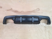 BMW E60 E61 rear diffuser M Tech Lip Spoiler twin exhaust ABS plastic