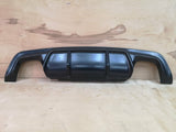 BMW E60 E61 rear diffuser M Tech Lip Spoiler twin exhaust ABS plastic