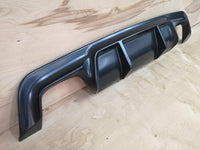 BMW E60 E61 rear diffuser M Tech Lip Spoiler twin exhaust ABS plastic