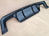 BMW E60 E61 rear diffuser M Tech Lip Spoiler twin exhaust ABS plastic