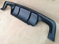 BMW E60 E61 rear diffuser M Tech Lip Spoiler twin exhaust ABS plastic